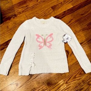 Girls Chenille Sweater NEW